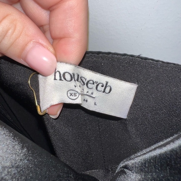 House of CB Black Satin Dress - Picture 7 of 14